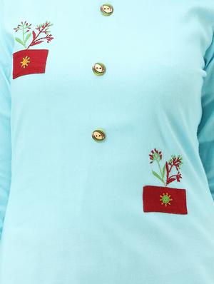 embroidered kurta set - 16644740 - Standard Image - 4