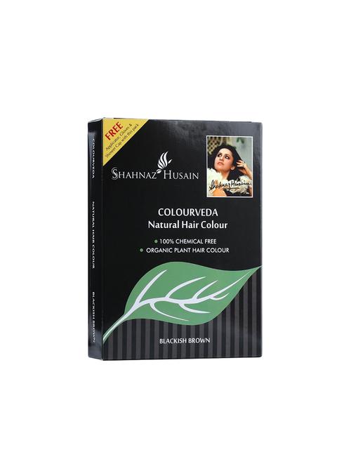 shahnaz husain colourveda natural hair colour (blackish brown) - 16644746 - Very Small Image - 1
