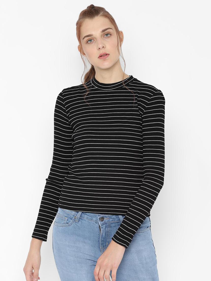 long sleeved striped tee - 16644804 - Zoom Image - 1