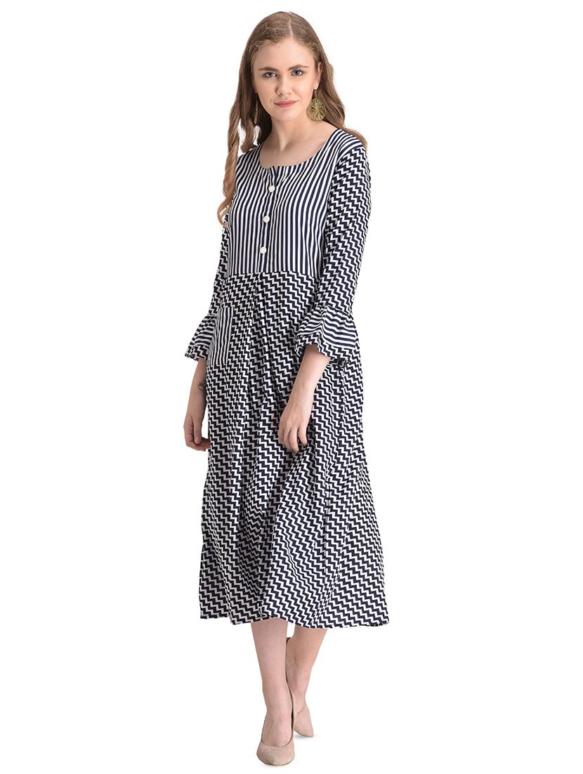 A-line ethnic dress - 16644872 - Zoom Image - 1