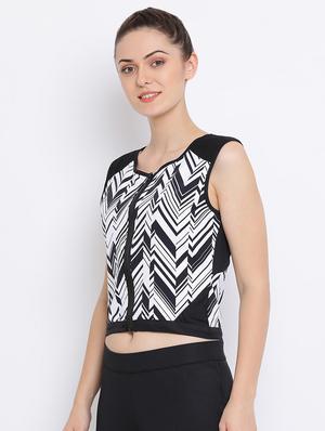 zip up abstract top - 16644984 - Standard Image - 2