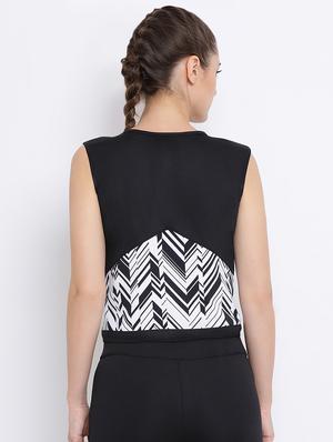 zip up abstract top - 16644984 - Standard Image - 3