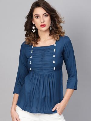 tie back gathered top - 16645025 - Standard Image - 2