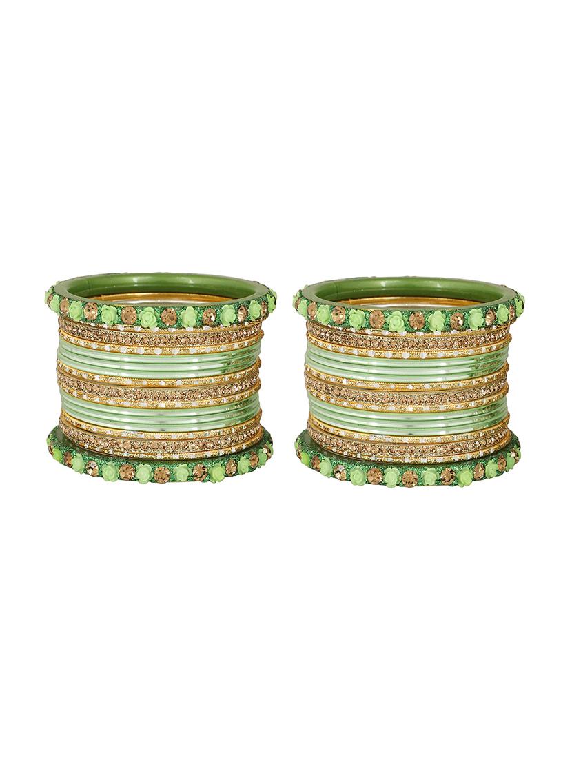 green gold tone brass bangles - 16645042 - Zoom Image - 1