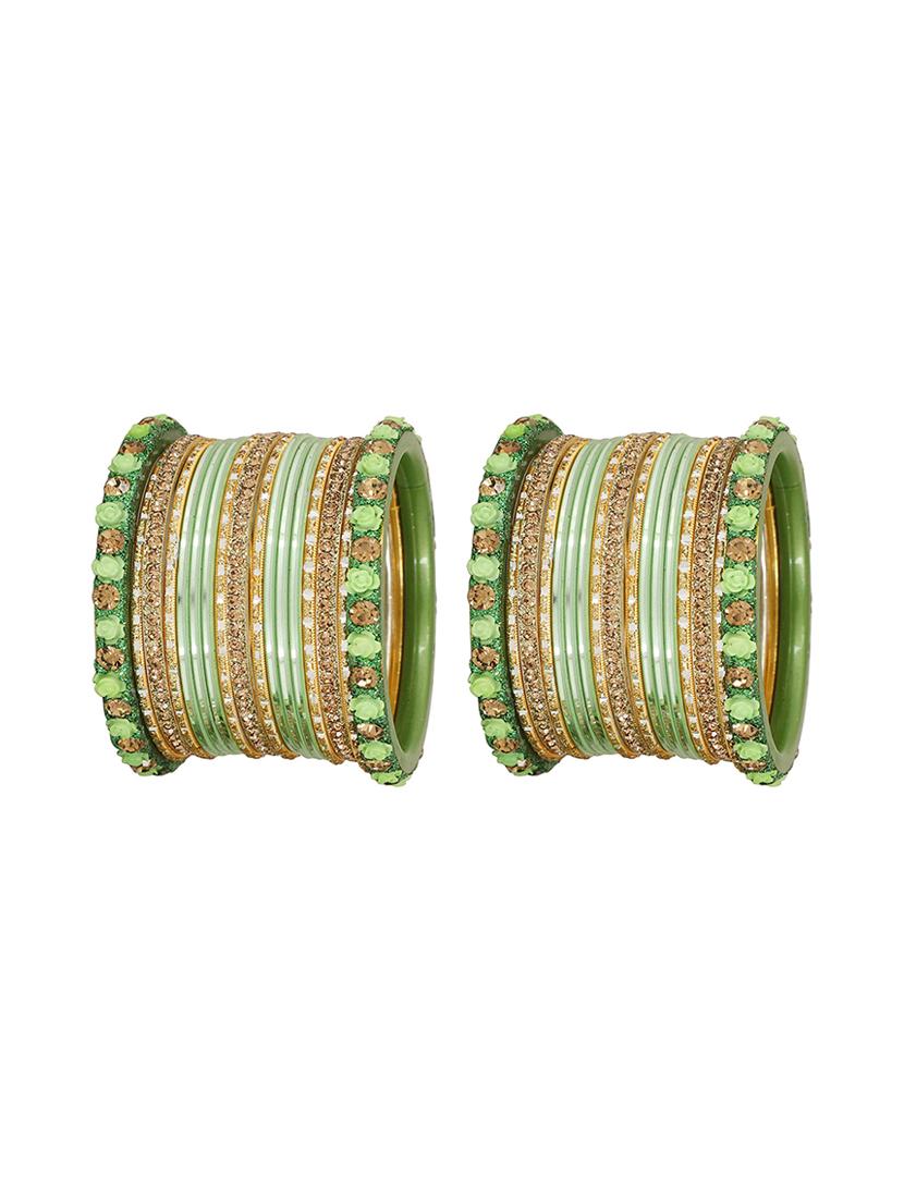 green gold tone brass bangles - 16645042 - Zoom Image - 2