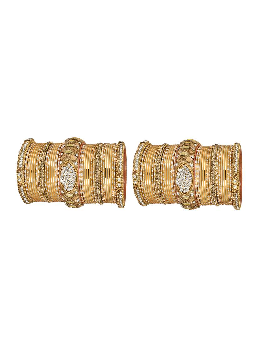 gold brass bangle - 16645045 - Zoom Image - 2