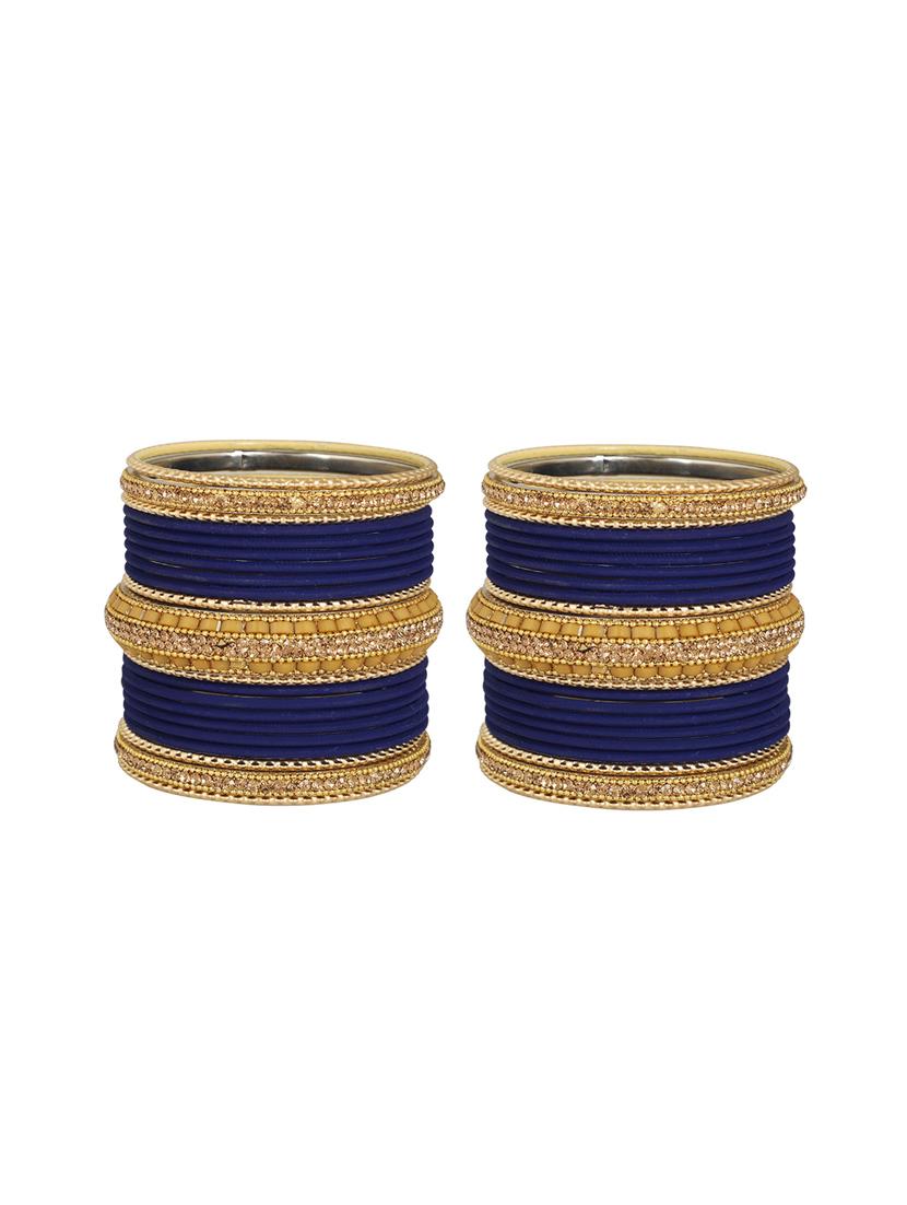 blue brass bangle - 16645050 - Zoom Image - 2