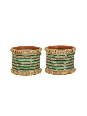 green brass bangle - 16645058 - Standard Image - 2