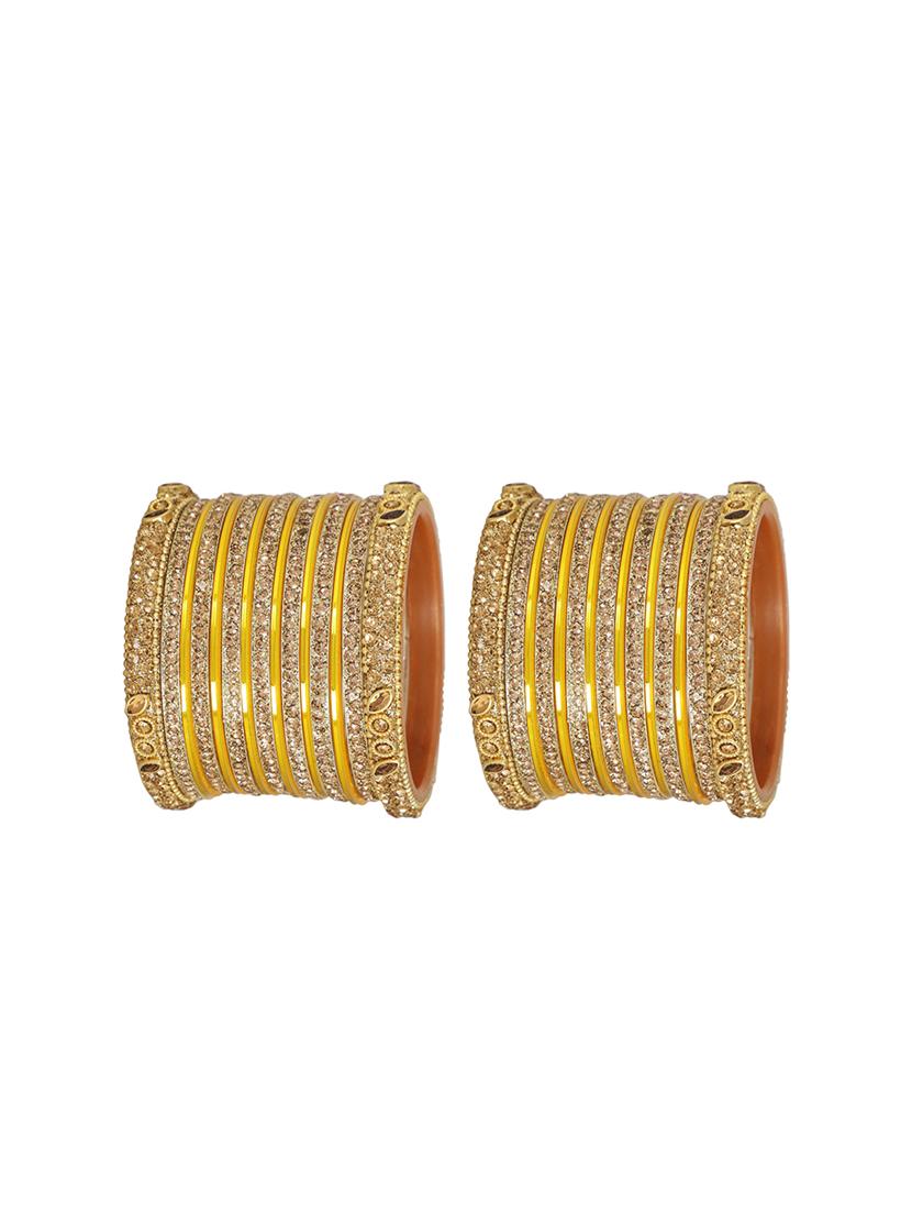 yellow brass bangle - 16645061 - Zoom Image - 1