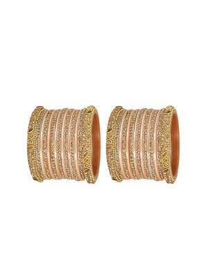 orange brass bangle - 16645100 - Standard Image - 2