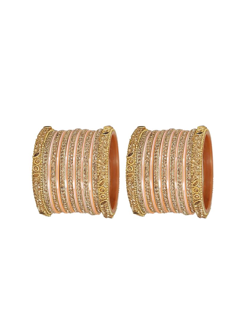 orange brass bangle - 16645100 - Zoom Image - 2