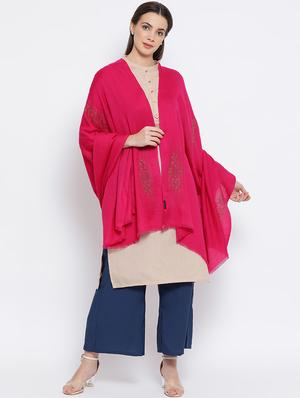 solid wool shawl - 16645156 - Standard Image - 2