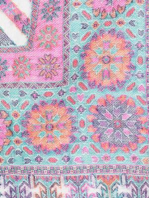 striped wool shawl - 16645170 - Standard Image - 3
