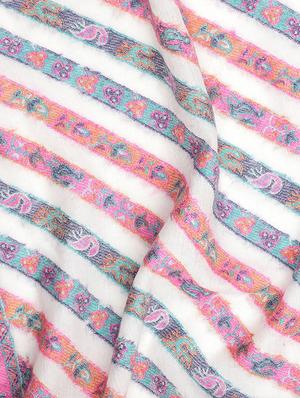 striped wool shawl - 16645170 - Standard Image - 4