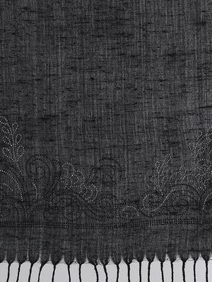 solid wool stole - 16645214 - Standard Image - 3