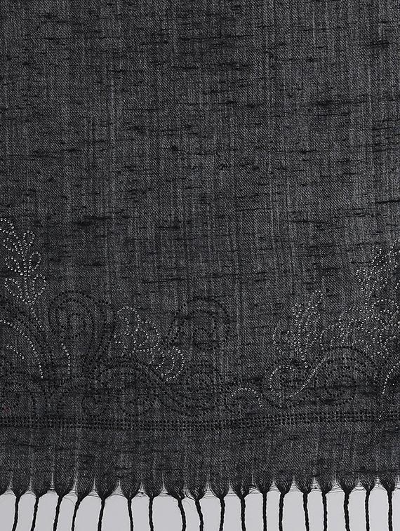 solid wool stole - 16645214 - Zoom Image - 3