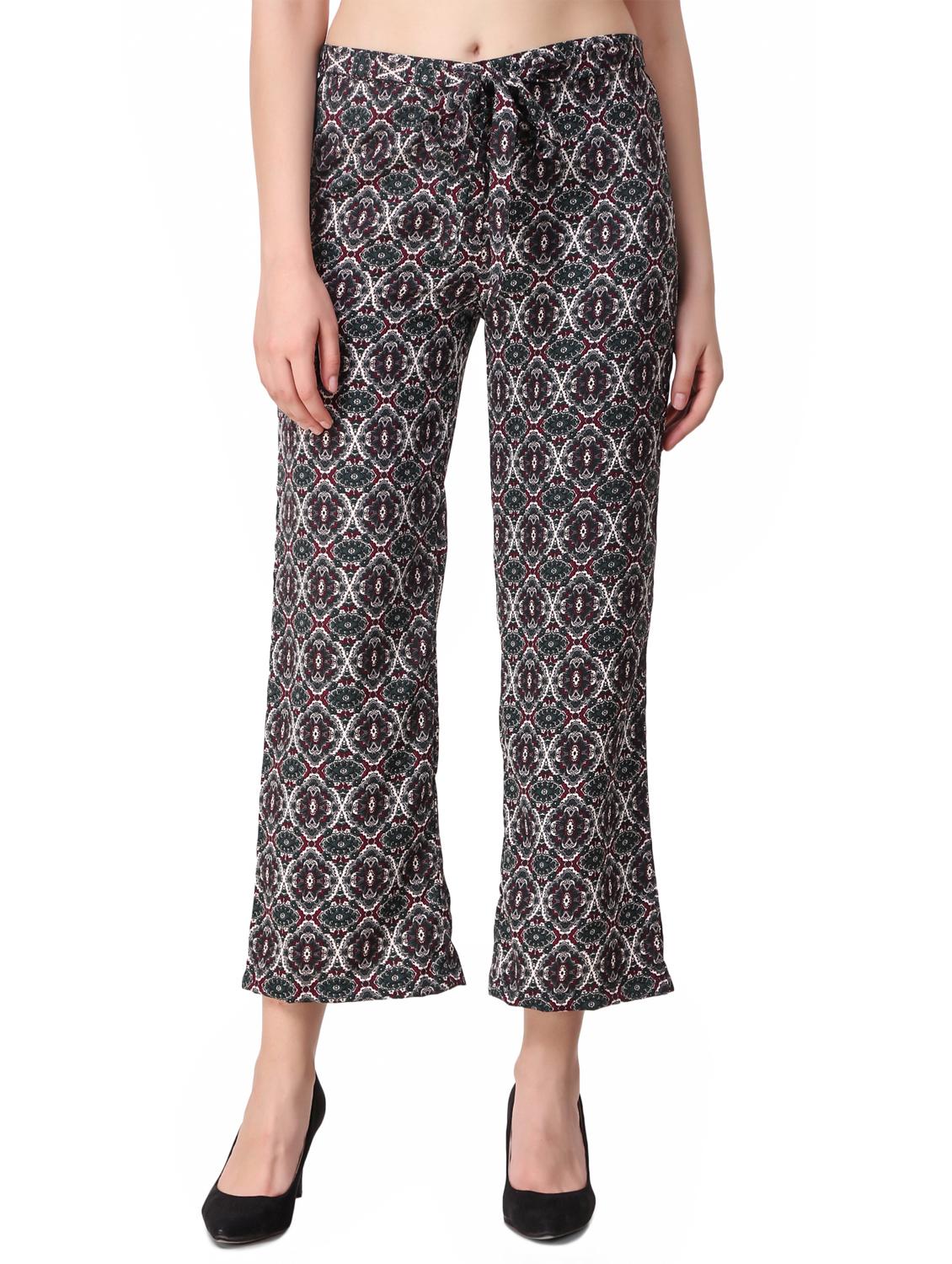 tie up waist straight palazzo - 16645316 - Zoom Image - 1