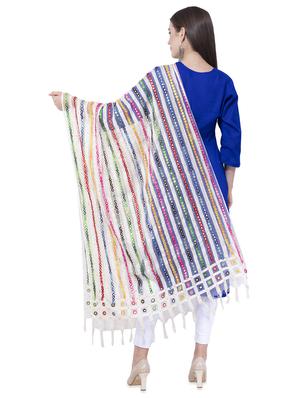 mirror work dupatta - 16645556 - Standard Image - 2