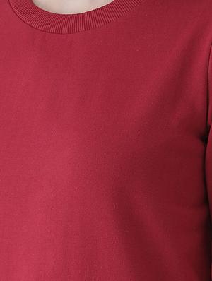 frill detail solid sweatshirt - 16645814 - Standard Image - 5