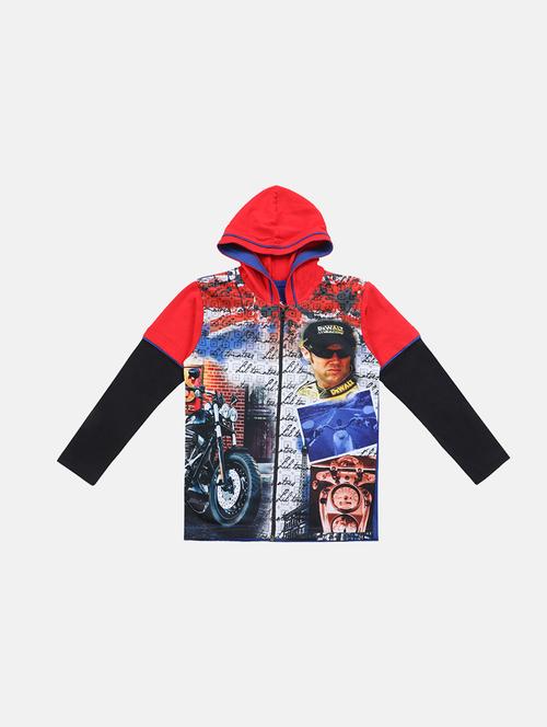 long sleeved hooded t-shirt - 16646151 - Standard Image - 1