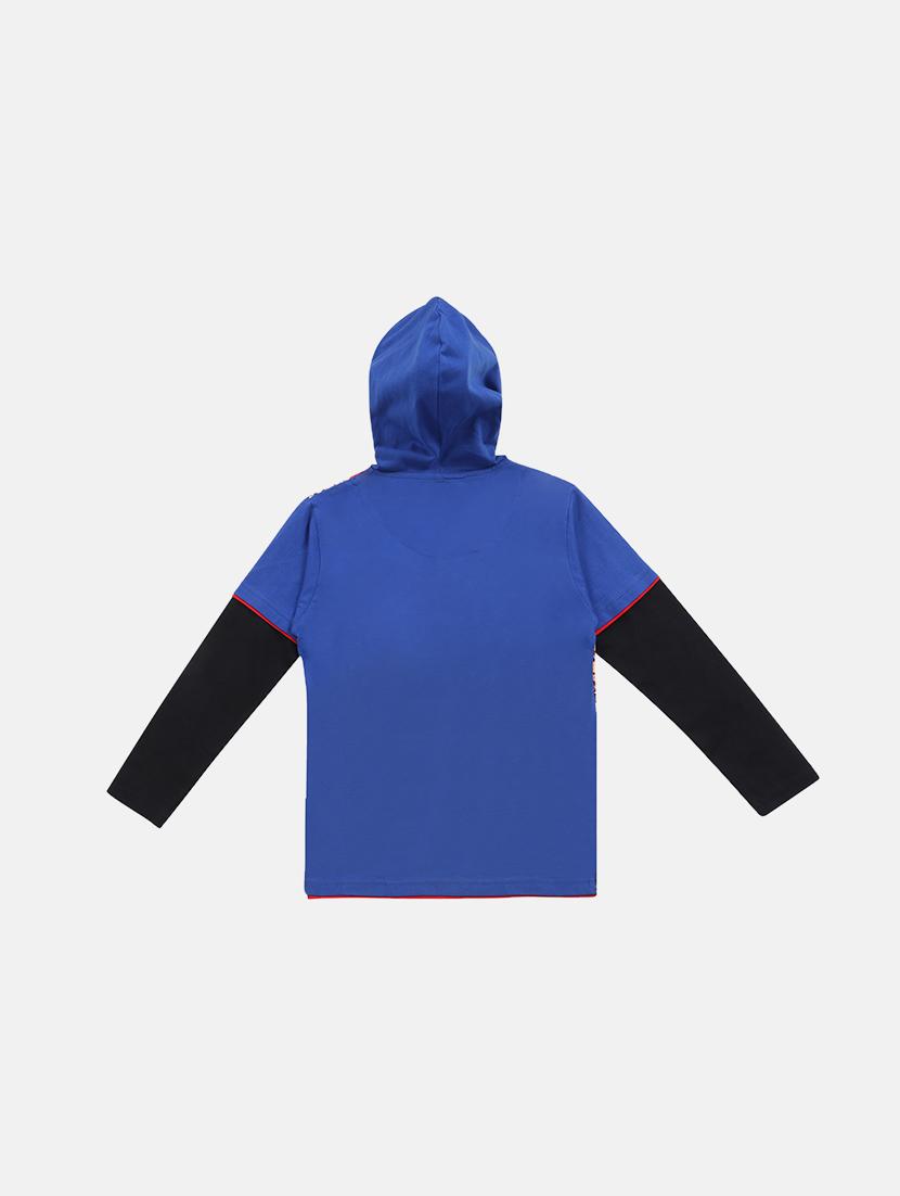long sleeved hooded t-shirt - 16646152 - Zoom Image - 2