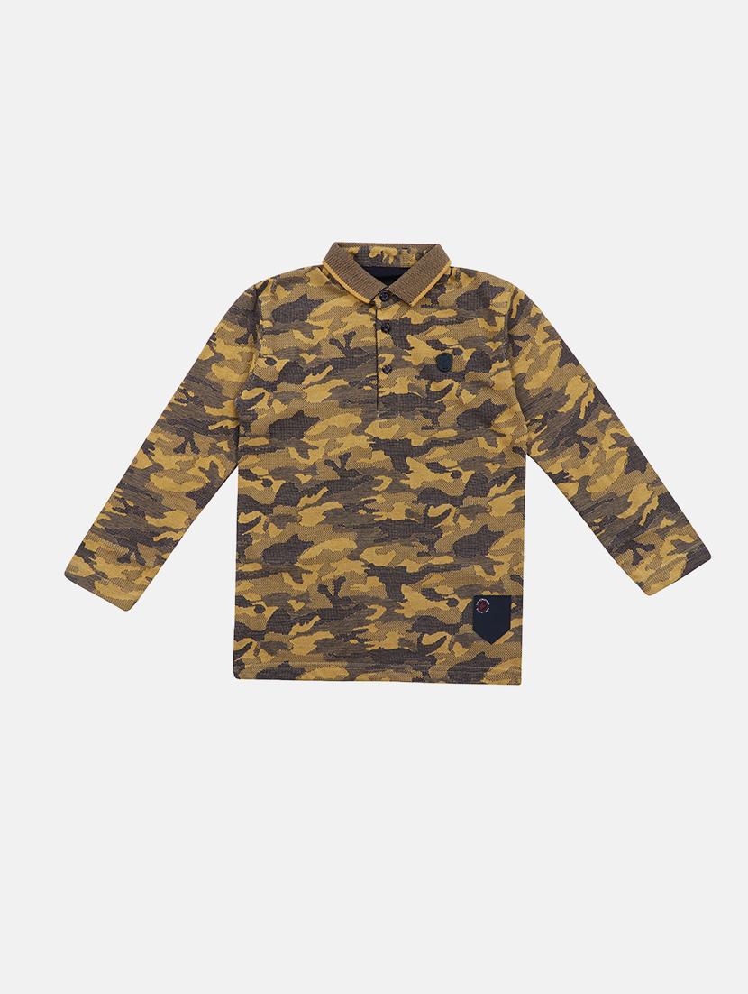 polo neck long sleeved t-shirt - 16646161 - Zoom Image - 1