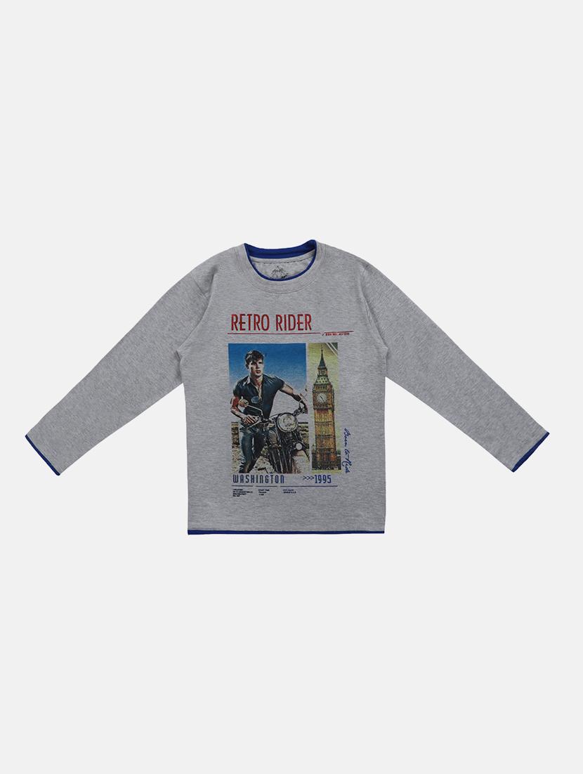 crew neck long sleeved t-shirt - 16646164 - Zoom Image - 1
