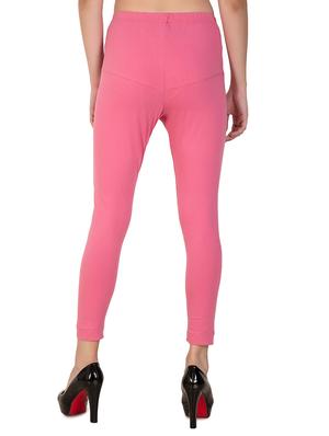 pink solid churidar - 16646226 - Standard Image - 3