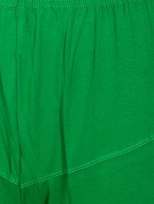 green solid churidar - 16646232 - Standard Image - 5