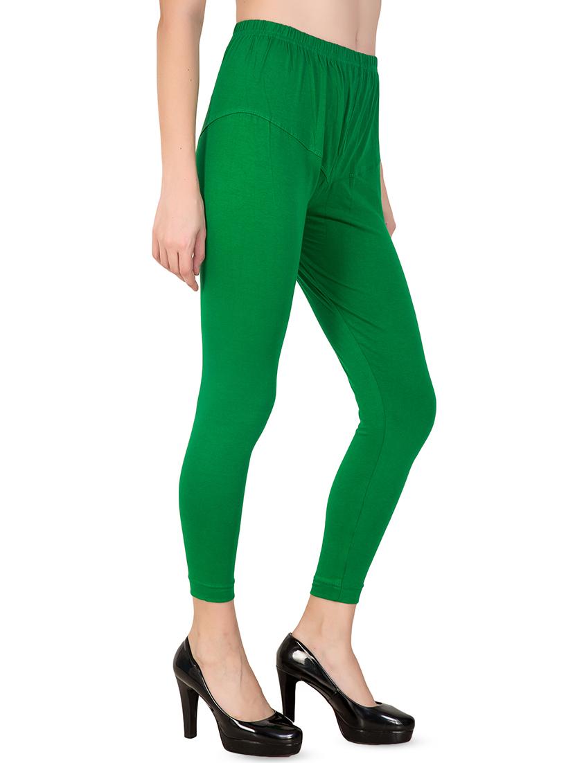 green solid churidar - 16646232 - Zoom Image - 2