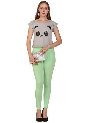 green solid churidar - 16646234 - Standard Image - 4