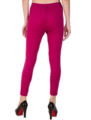 pink solid churidar - 16646235 - Standard Image - 3