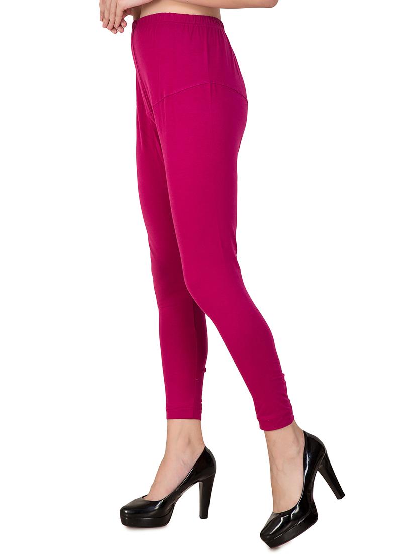 pink solid churidar - 16646235 - Zoom Image - 2