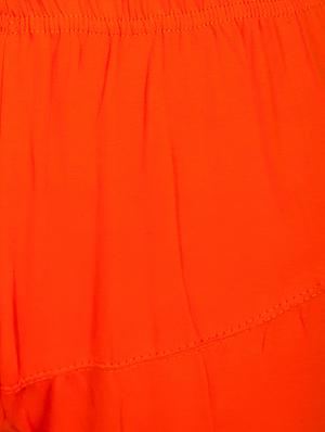 orange solid churidar - 16646240 - Standard Image - 5