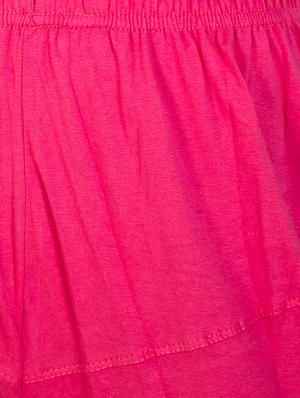 pink solid churidar - 16646244 - Standard Image - 5