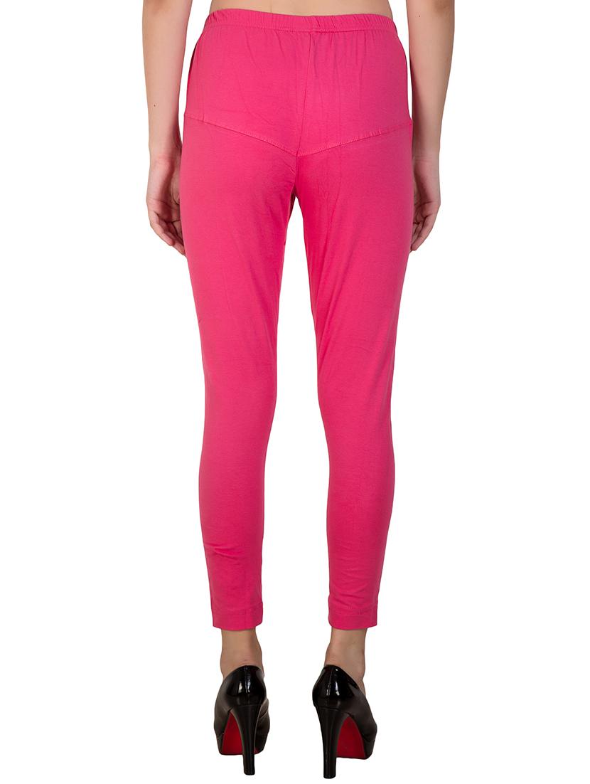 pink solid churidar - 16646244 - Zoom Image - 3