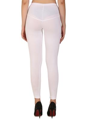 white solid churidar - 16646246 - Standard Image - 3