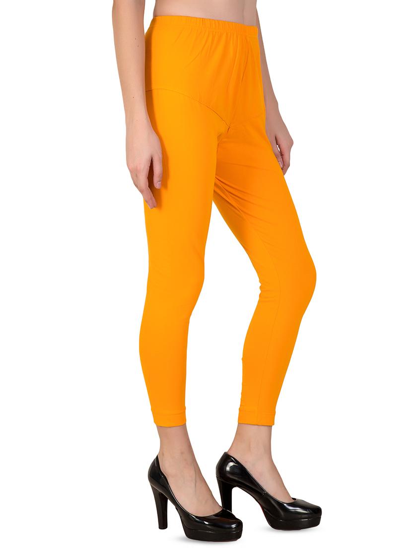 yellow solid churidar - 16646247 - Zoom Image - 2