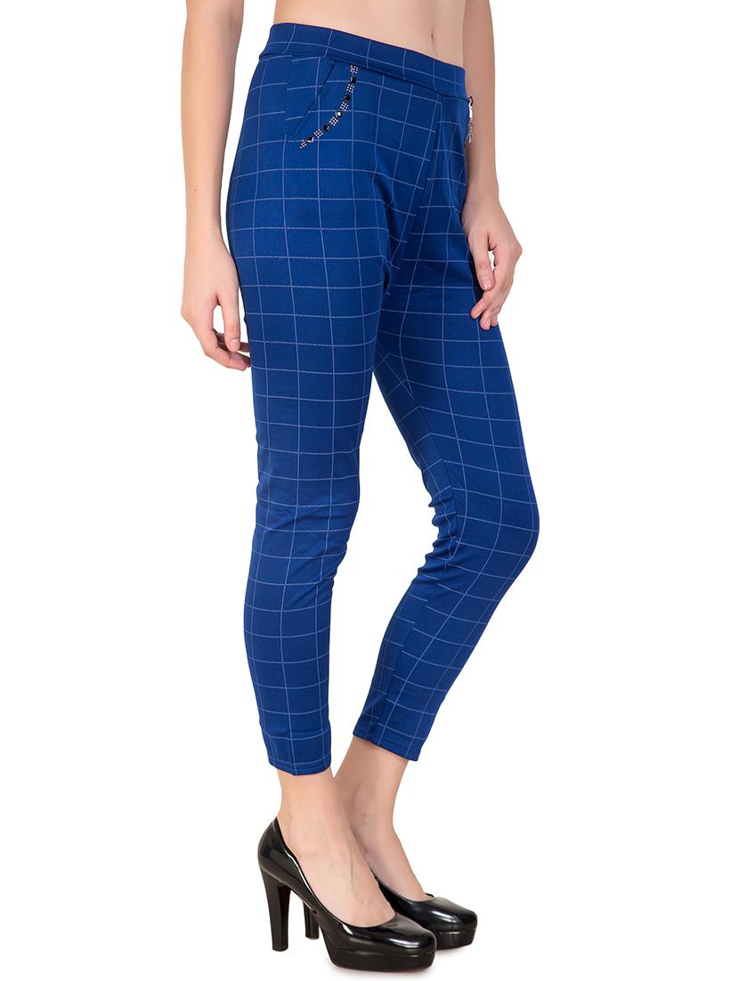 high rise embellished straight trouser - 16646442 - Zoom Image - 2