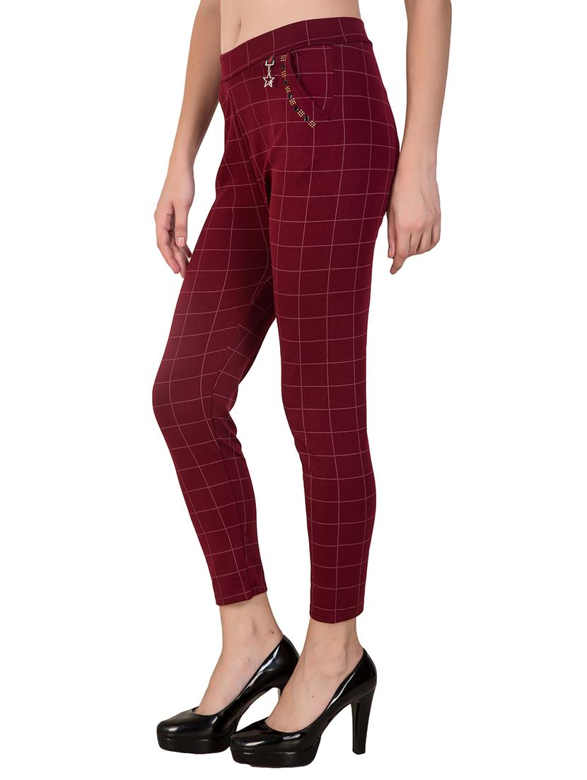 high rise embellished straight trouser - 16646444 - Zoom Image - 2
