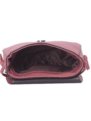 pink leatherette (pu) regular sling bag - 16646761 - Standard Image - 3