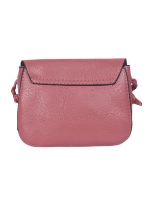 pink leatherette (pu) regular sling bag - 16646767 - Standard Image - 2