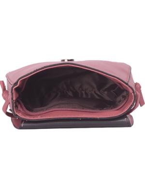 pink leatherette (pu) regular sling bag - 16646767 - Standard Image - 3