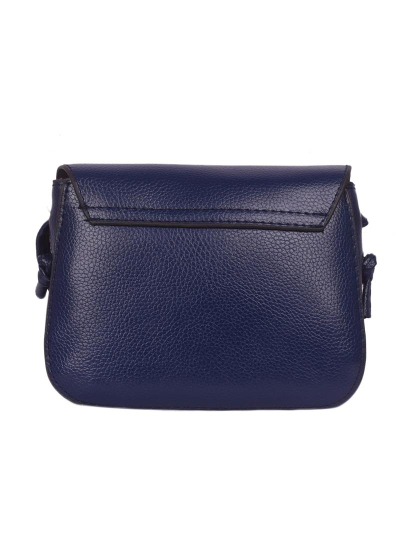 blue leatherette (pu) regular sling bag - 16646774 - Zoom Image - 2
