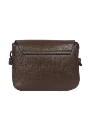 brown leatherette (pu) regular sling bag - 16646790 - Standard Image - 2