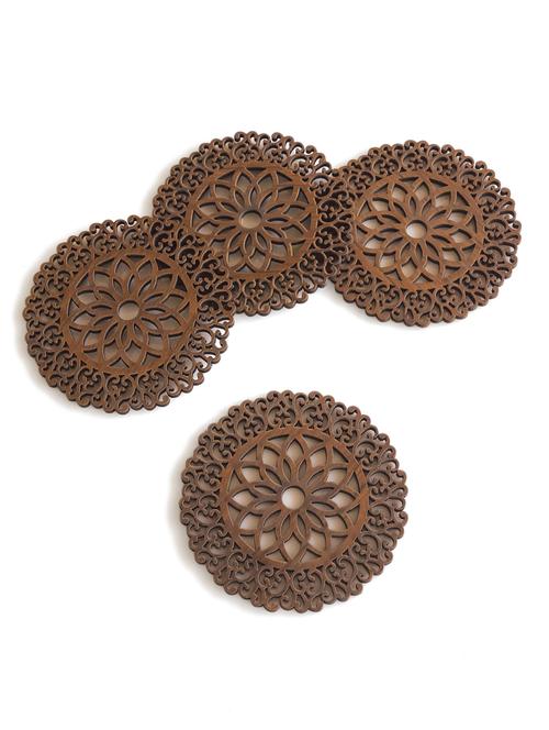 wooden coaster set of 4 - 16646856 - Standard Image - 1