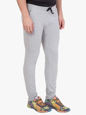 grey solid full length track pant - 16648487 - Standard Image - 2