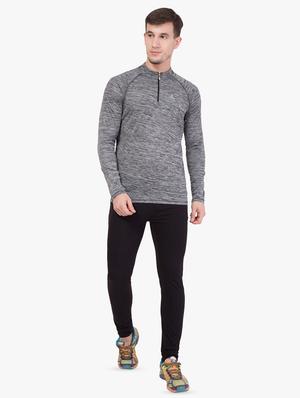 black solid full length track pant - 16648490 - Standard Image - 4
