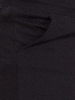 black solid full length track pant - 16648490 - Standard Image - 5