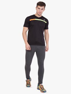 dark grey solid full length track pant - 16648492 - Standard Image - 4